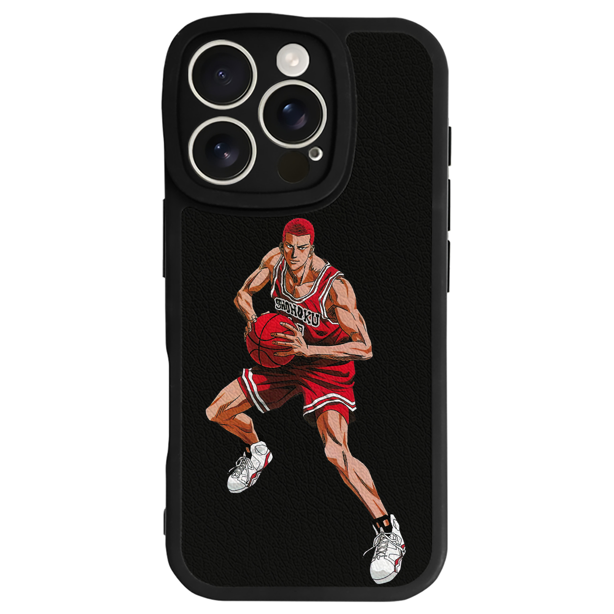 （画像用） SLAM DUNK／スラムダンク 【iPhone 16シリーズ対応】シリコンスマホケース（レザー調） 材質：シリコン